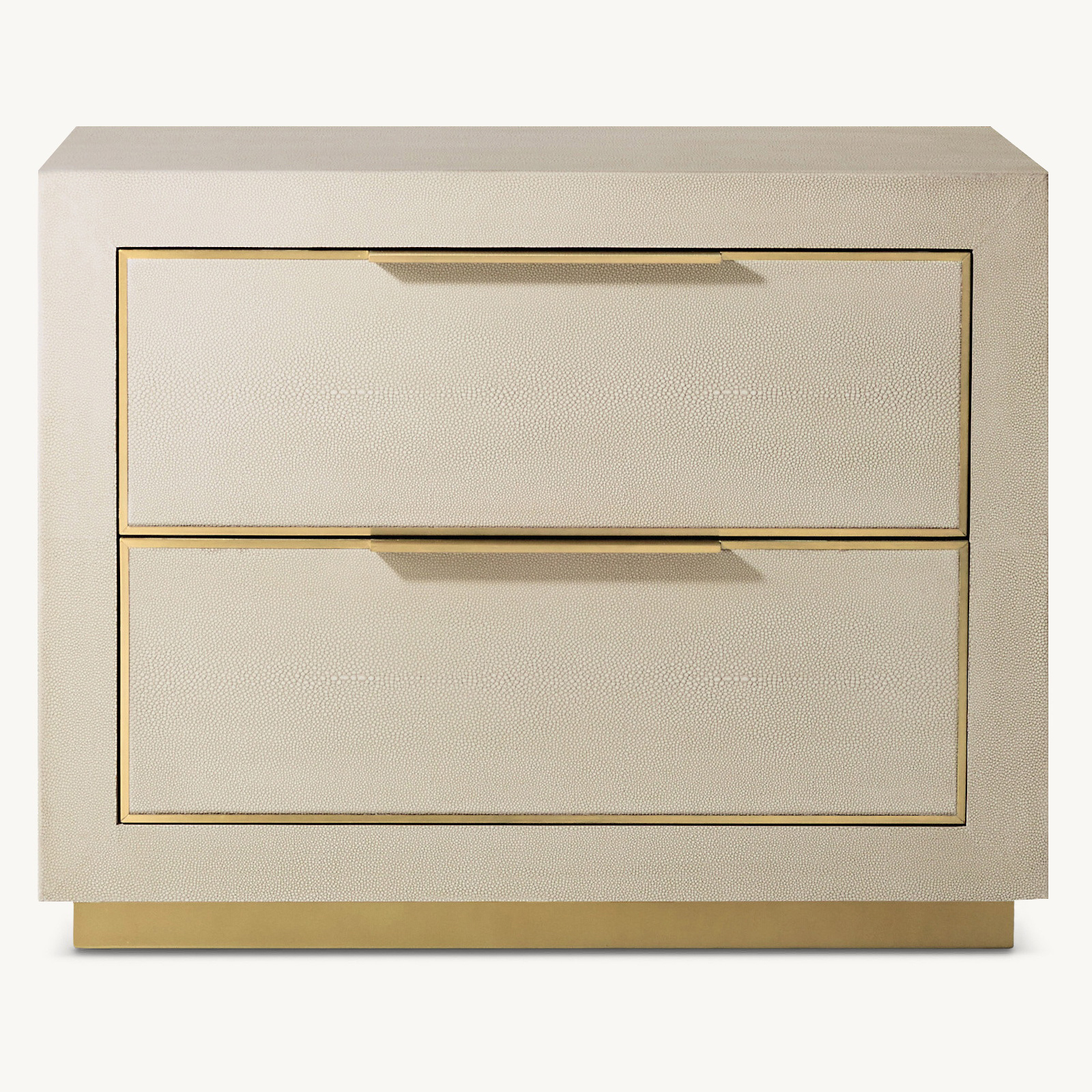 01 (7) Cela Shagreen Closed Nightstand - Image 1