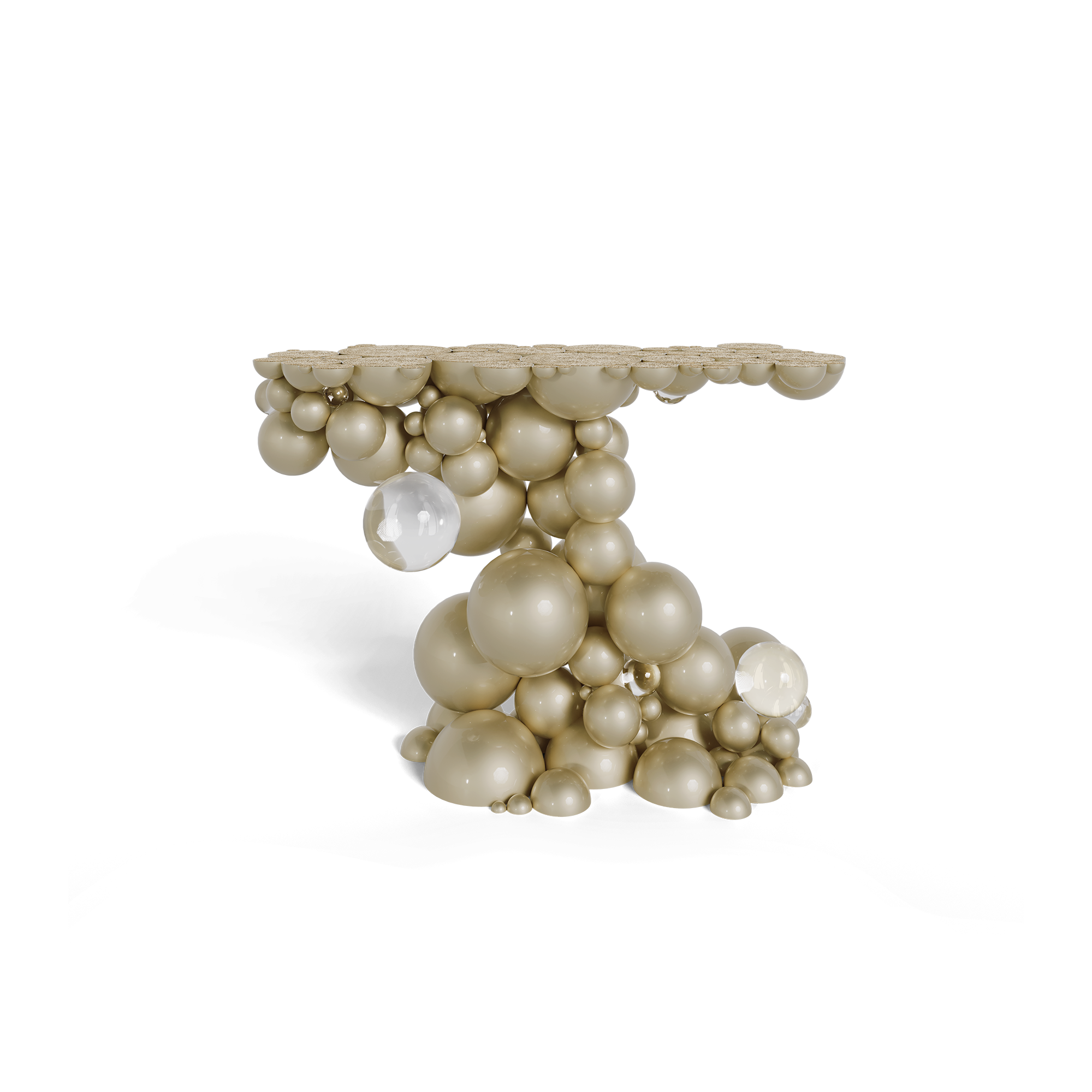 02965ade-ac13-44fe-ac7a-ae9e90acb86d Newton Gold Console - Image 1