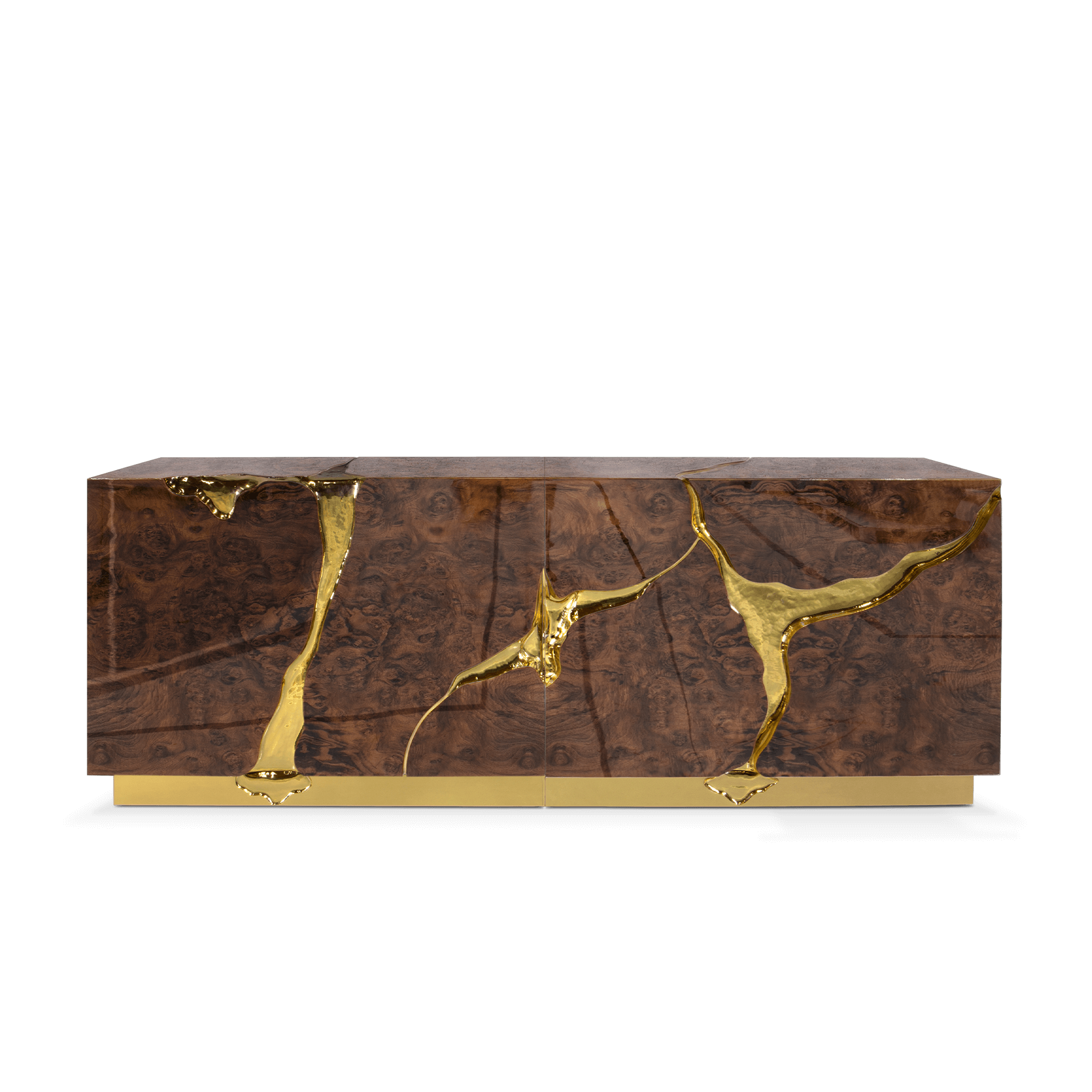 058b59f4-6b21-4a71-8a08-1ac2aba2d337 Lapiaz Walnut Sideboard - Image 1