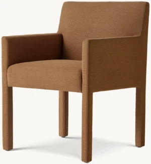 Mona Fabric Dining Armchair - Image 2