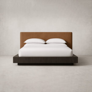 Mulholland Extended Leather Panel Bed - Image 3
