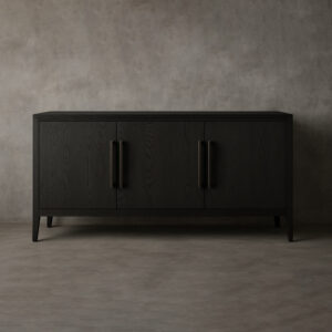 French Contemporary Triple-Door Sideboard - Image 5