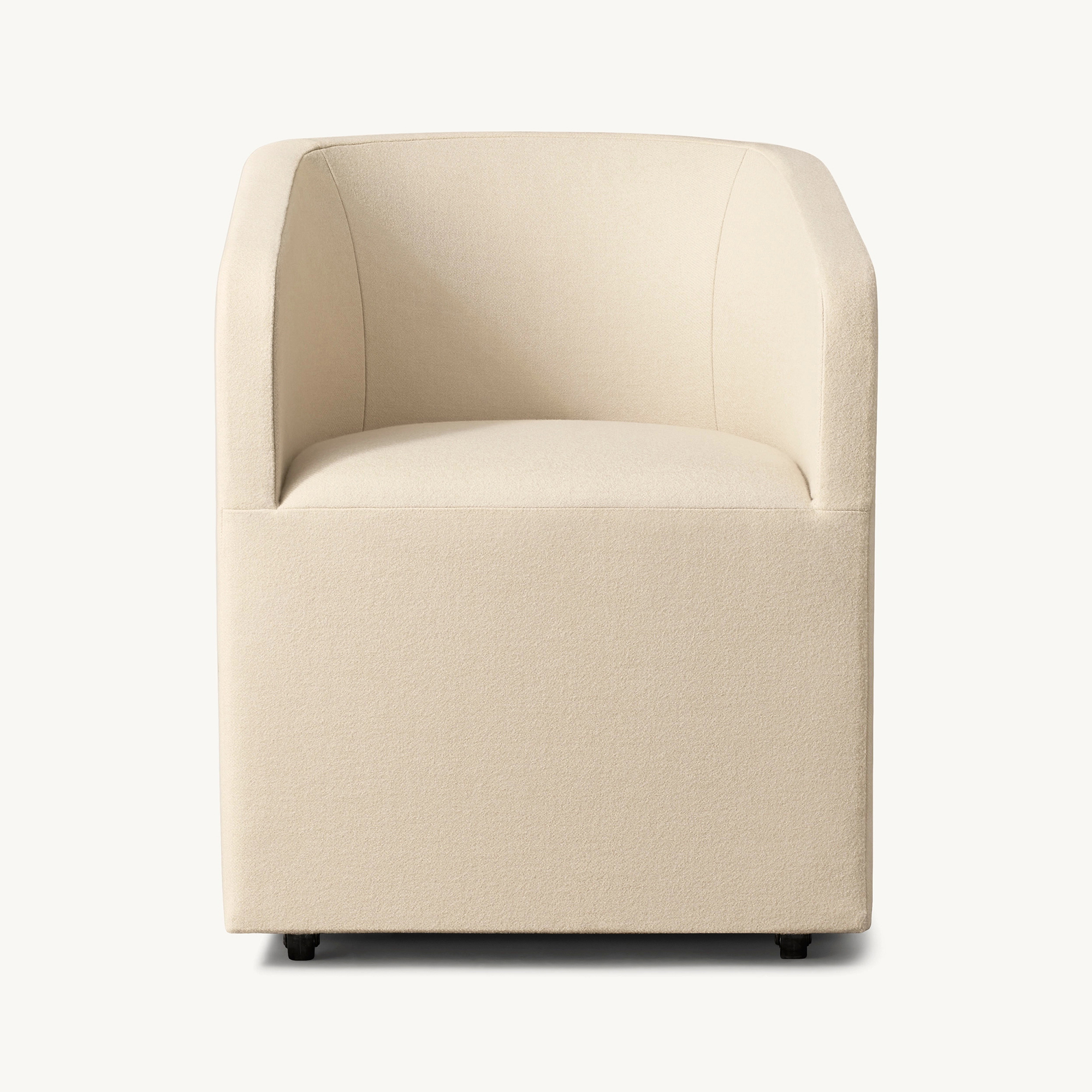 10002 Ellison Barrelback Slope Arm Fabric Dining Armchair - Image 1