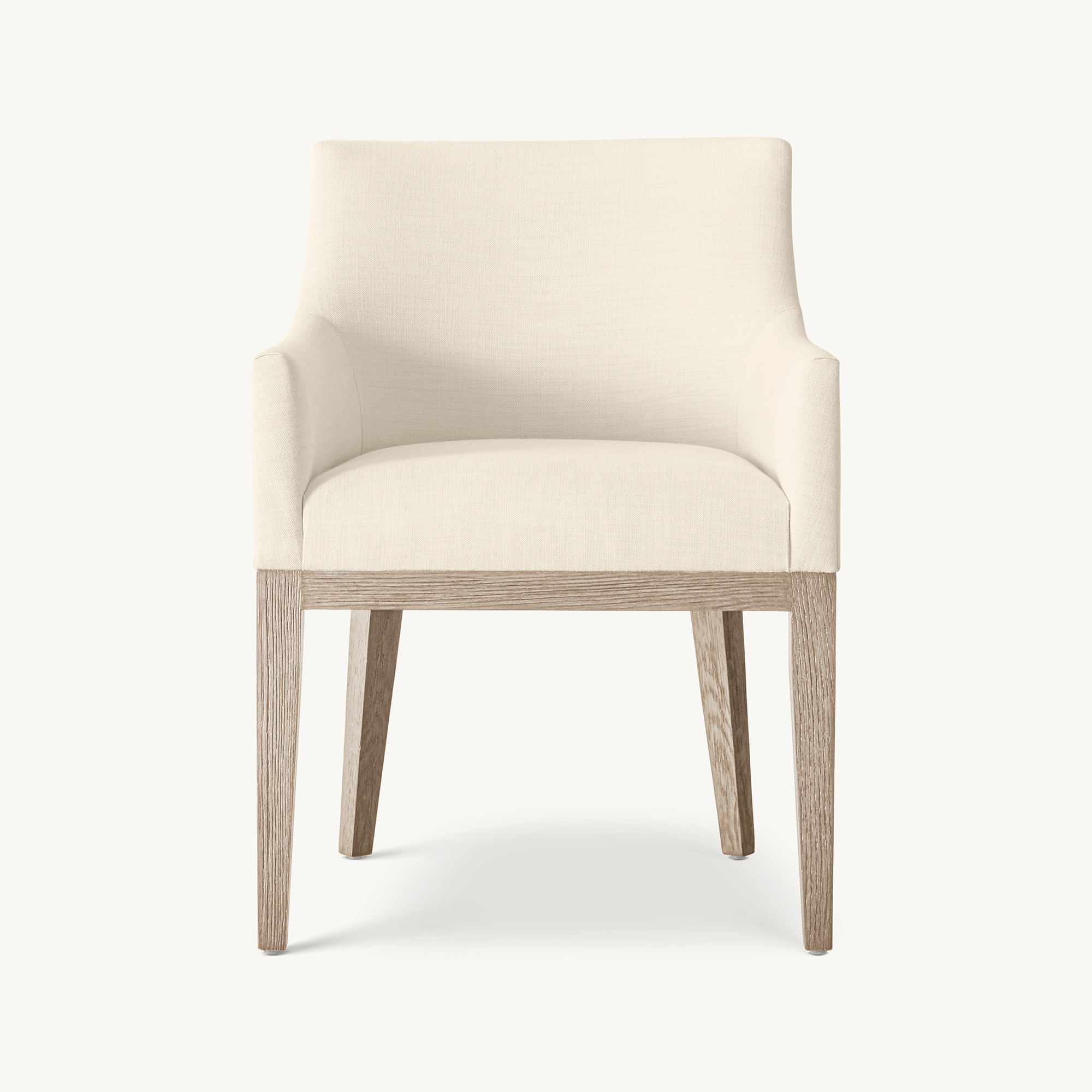 10002 Morgan Curved-Back Track Arm Fabric Dining Armchair - Image 1