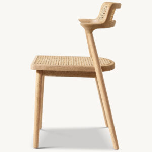 Oskar Cane Dining Side Chair - Image 3