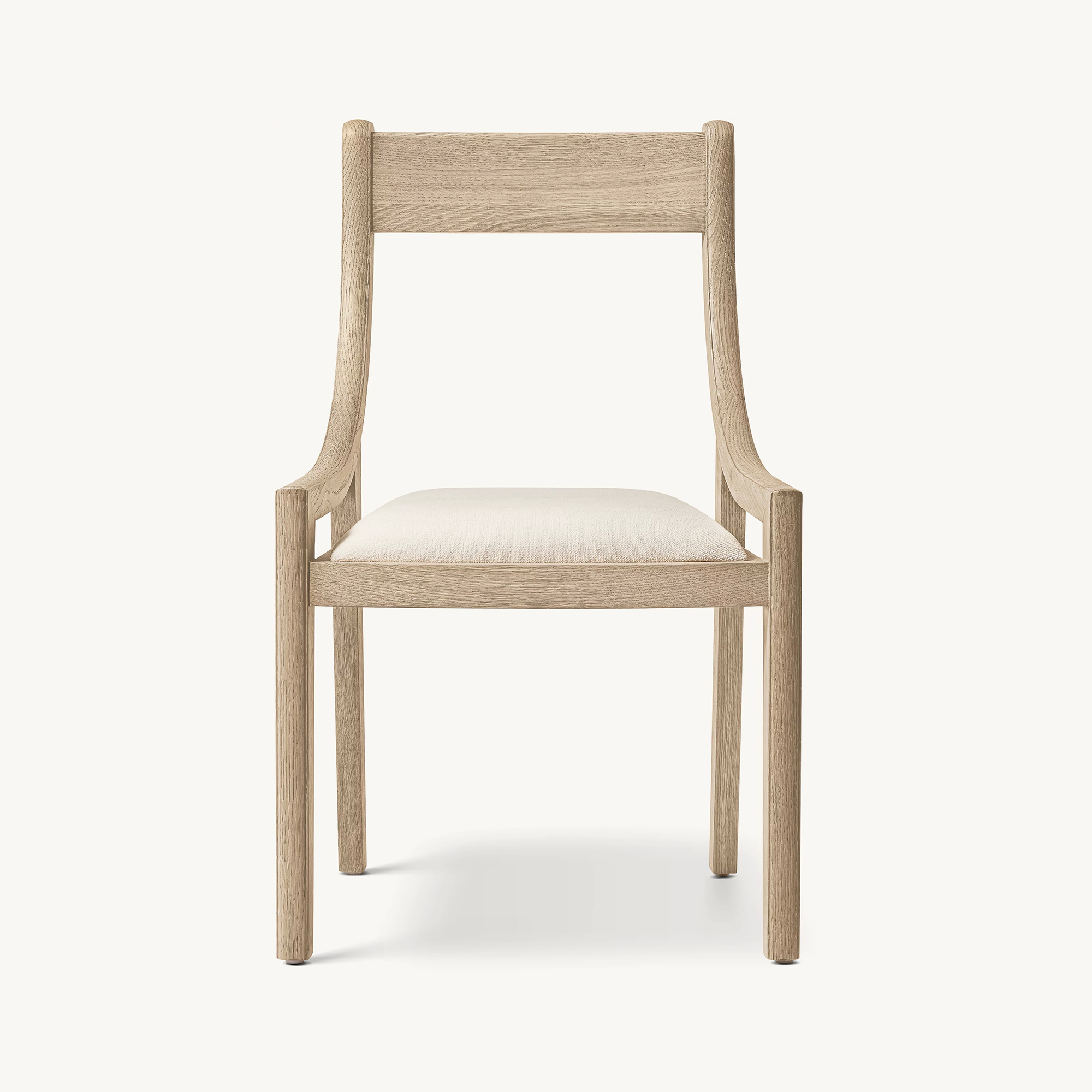 10002 1950s Danish Slope Fabric Dining Side Chair - Image 1