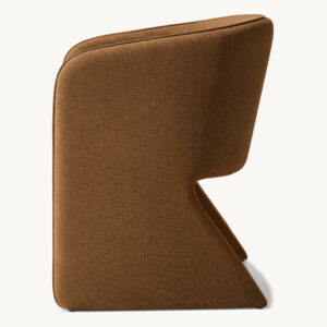 Leo Fabric Dining Armchair - Image 3