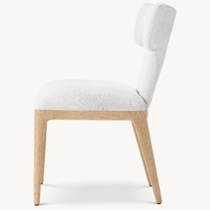 Ligné Upholstered Fabric Dining Side Chair - Image 2