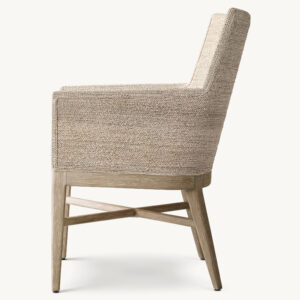 Marisol Seagrass Track Dining Armchair - Image 2