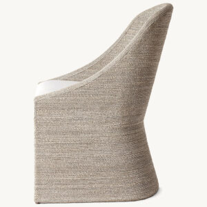 Marisol Seagrass Woven Open-Base Slope Arm Dining Side Chair - Image 2