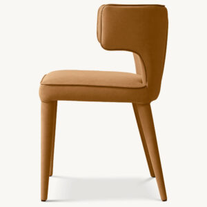 Nicola Wing Vegan Leather Dining Armchair - Image 2
