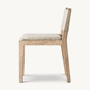 Saddle Fabric Dining Side Chair - Image 3
