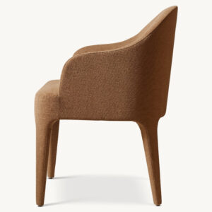 Lea Fabric Dining Armchair - Image 3