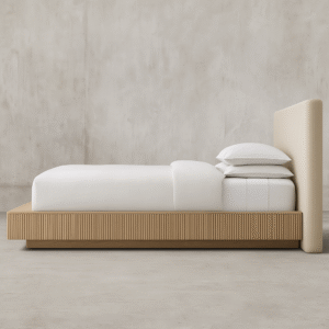 Mulholland Extended Fabric Panel Bed - Image 5