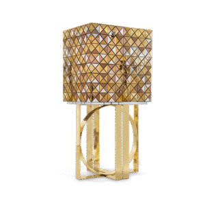 Pixel Anodized Gold Legs Cabinet - Image 2