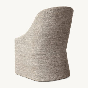 Marisol Seagrass Woven Open-Base Slope Arm Dining Side Chair - Image 3
