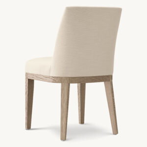 Morgan Curved-Back Fabric Dining Side Chair - Image 3