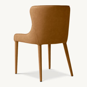 Nicola Slope Vegan Leather Dining Side Chair - Image 2
