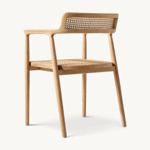 Oskar Cane Dining Armchair - Image 4