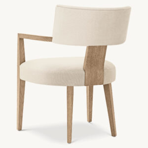 Padua Fabric Dining Armchair - Image 3