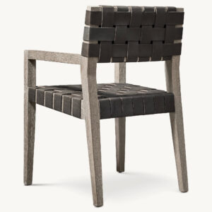 Vero Leather Dining Armchair - Image 3