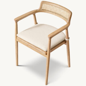 Oskar Cane Dining Armchair - Image 3
