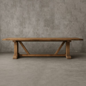 14th C. Monastery Rectangular Dining Table - Image 3