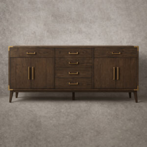 Cayden Campaign 4-Door Sideboard With Drawers - Image 3