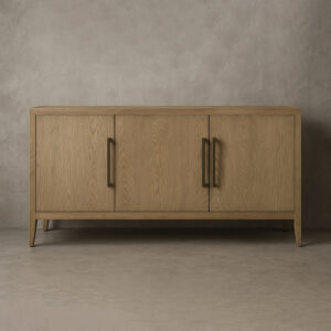 French Contemporary Triple-Door Sideboard - Image 2