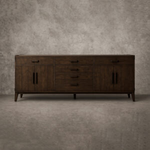 Cayden Campaign 4-Door Sideboard With Drawers - Image 2