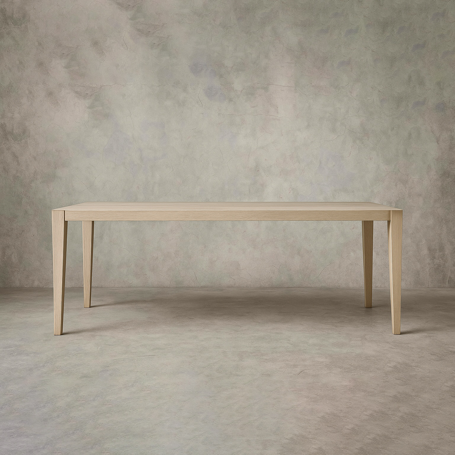 10012_new_background French Contemporary Rectangular Extension Dining Table - Image 1