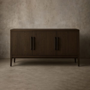 French Contemporary Triple-Door Sideboard - Image 4