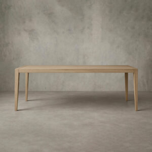 French Contemporary Rectangular Extension Dining Table - Image 4