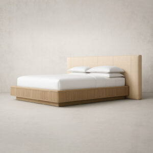 Mulholland Extended Leather Panel Bed - Image 2