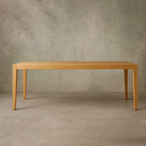 French Contemporary Rectangular Extension Dining Table - Image 3