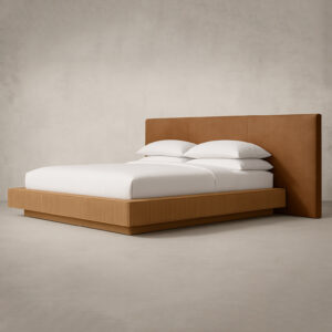 Mulholland Extended Leather Panel Bed - Image 4