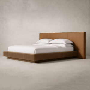Mulholland Extended Leather Panel Bed - Image 5