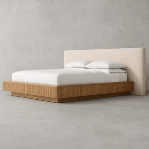 Mulholland Extended Fabric Panel Bed - Image 3