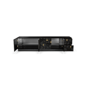 Pixel Black Tv Cabinet - Image 3