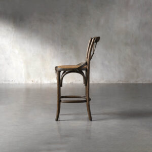 Cadence Stool with Rattan Seat - Image 4