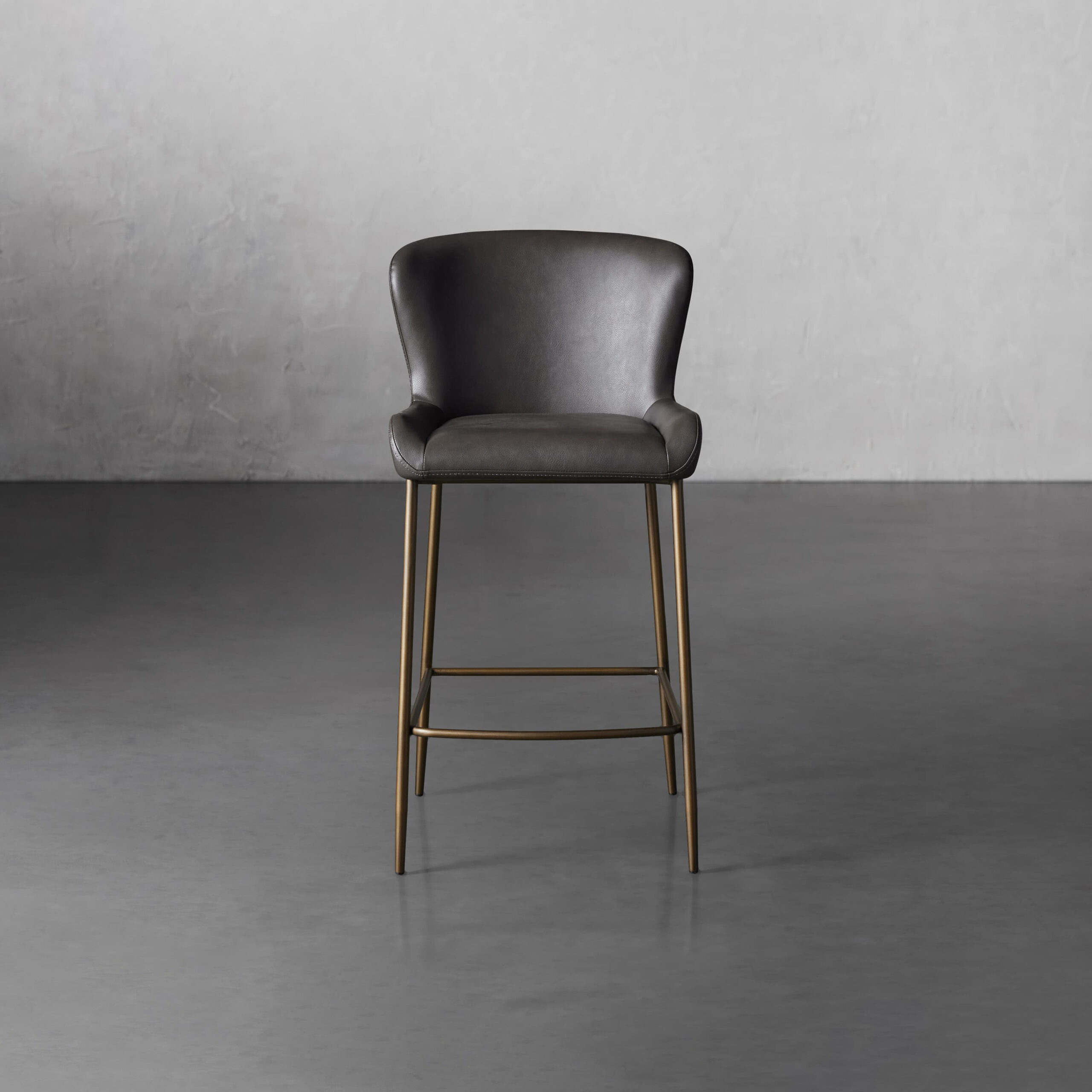 30KIRCBPUCTS_I220803 Kirsten Faux Leather Stool - Image 1