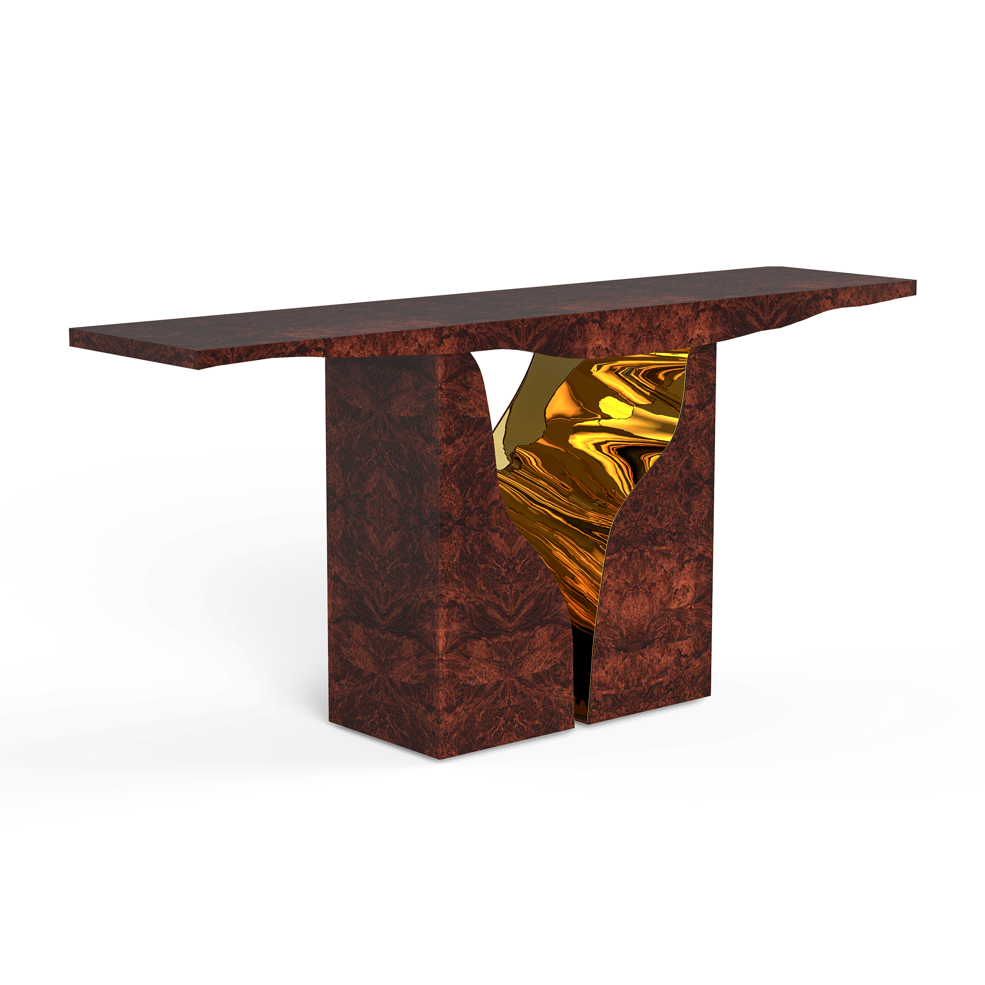 39cfa1d2-7fba-4152-a64e-b2e754128dee Lapiaz Walnut Console - Image 1