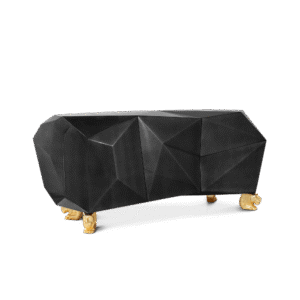 Diamond Black Sideboard - Image 2