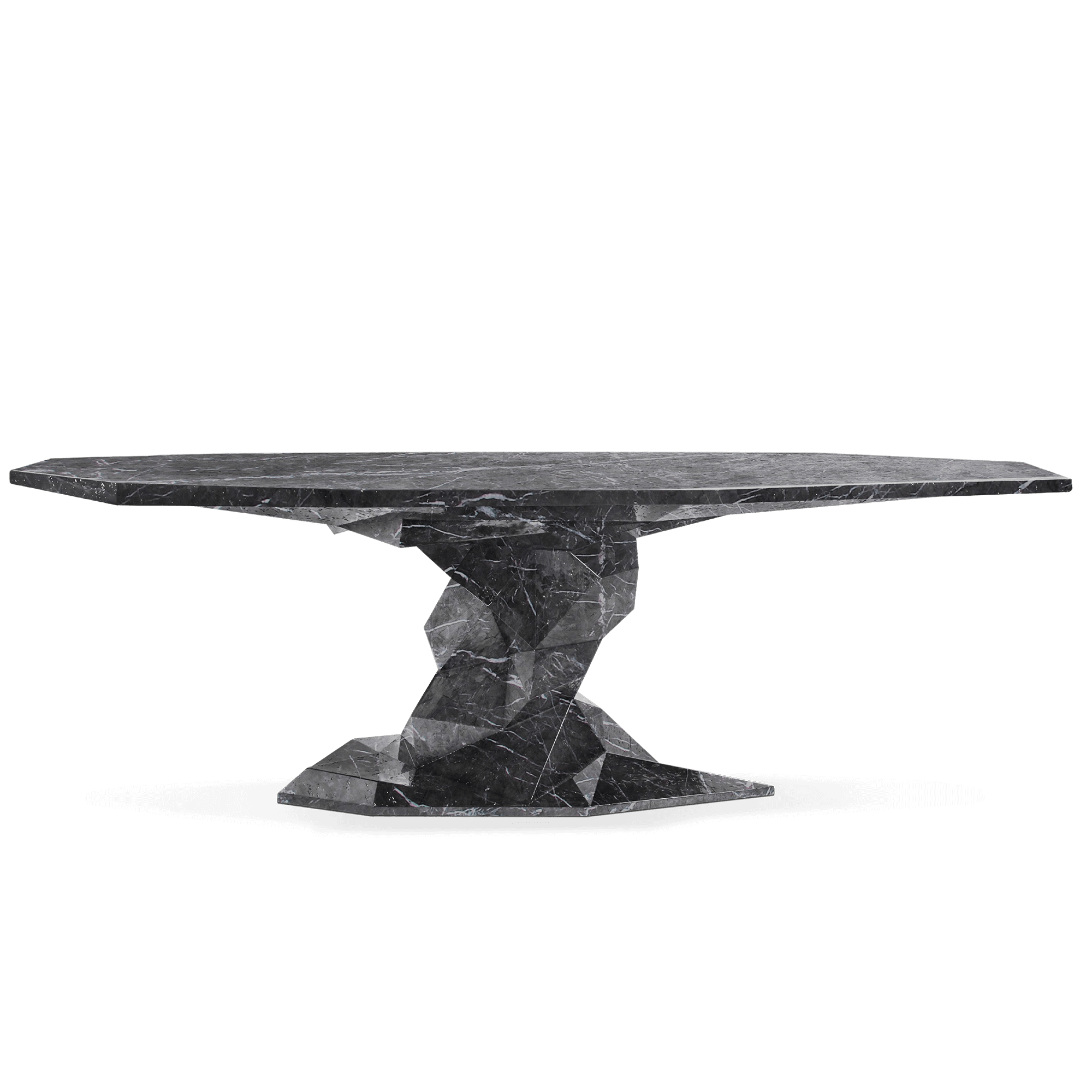 47b81613-d9b4-409f-a007-8ee86d1c378f Bonsai Faux-Marble Dining Table - Image 1