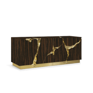 Lapiaz Ebony Sideboard - Image 3