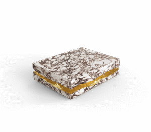 Quarry Calacatta Violla Marble Center Table - Image 2