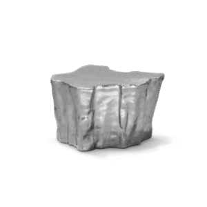 Eden Ceramic Silver Side Table - Image 4