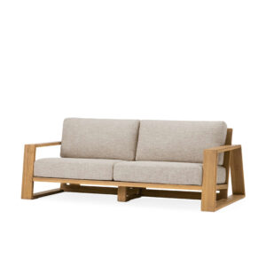Canyon Outdoor Teak Sofa in Priano Malt - Image 2
