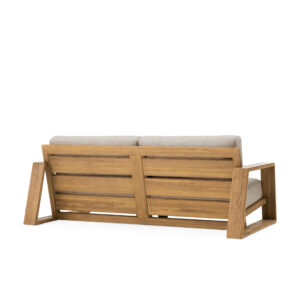 Canyon Outdoor Teak Sofa in Priano Malt - Image 3