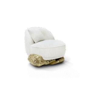 Angra White Armchair - Image 2